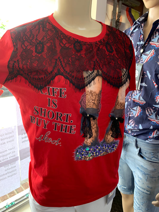 Black Lace Alegria Women’s TShirt